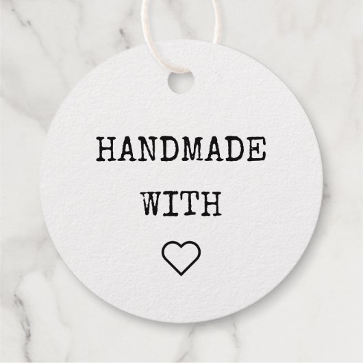 Hand gemaakt met liefde product labels (Achterkant)