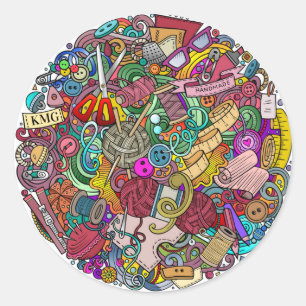 Hand Gemaakt met Liefde Sticker