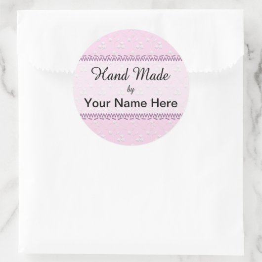 Hand gemaakte naaiende Sticker (Tas)