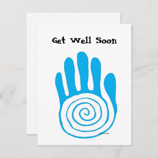 Hand genezen Binnenkort goed (Voorkant / Achterkant)