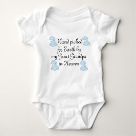 'Hand geplukt voor aarde...'Slogan baby Romper