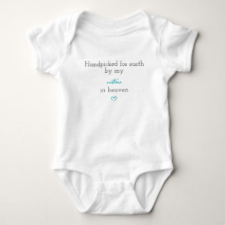 Hand geplukt voor Earth baby bodysuit