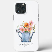 Hand-geschilde Waterverf Floral Case-Mate iPhone Case (Achterkant)