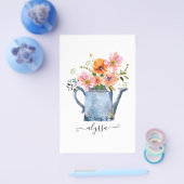 Hand-geschilde Waterverf Floral Flyer (Enkel)