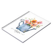 Hand-geschilde Waterverf Floral Notitieboek (Linkerzijde)