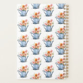 Hand-geschilde Waterverf Floral Planner (Achterkant)