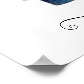 Hand-geschilde Waterverf Floral Poster (Hoek)