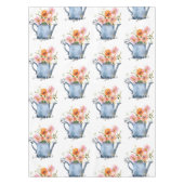 Hand-geschilde Waterverf Floral Tafelkleed (Voorkant)