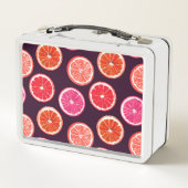 Hand geschilderd Citrus donker patroon (Achterkant)