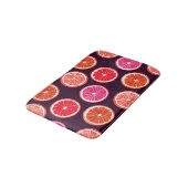Hand geschilderd Citrus donker patroon Badmat (Gekanteld)