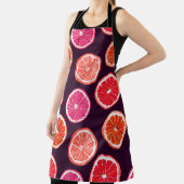 Hand geschilderd Citrus donker patroon Schort (Insitu)