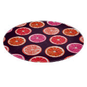 Hand geschilderd Citrus donker patroon Snijplank (Hoek)