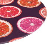 Hand geschilderd Citrus donker patroon Snijplank (Hoek)
