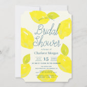 Hand geschilderd Citrus Vrijgezellenfeest Kaart (Voorkant)