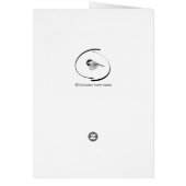 Hand geschilderd floral en bauble design vakantie  (Achterkant)