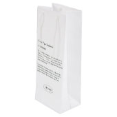 Hand Geschilderd Geel Swallowtail Butterfly Wijnza Wijn Cadeautas (Achterkant Gekanteld)