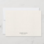 Hand geschilderd gouden bladeren Lijst bruiloft de Kaart (Achterkant)