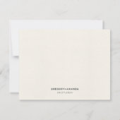 Hand geschilderd gouden bladeren Lijst escort Kaar Kaart (Achterkant)