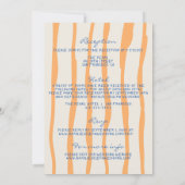 Hand geschilderd grillige kleurrijke alles in een  kaart (Achterkant)