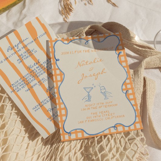 Hand geschilderd grillige kleurrijke alles in een  kaart