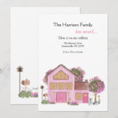 Hand geschilderd huis bewegende aankondiging (Voorkant / Achterkant)