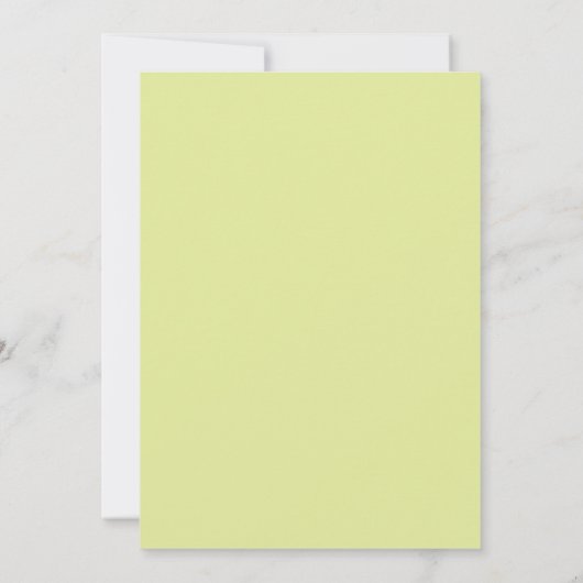 Hand geschilderd Limoen Citrus bruiloft Kaart (Achterkant)