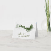 Hand geschilderd Merry Christmas stempel Feestdagen Kaart (Voorkant)