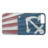 Hand geschilderd nautische vlag Case-Mate iPhone case (Achterkant (Horizontaal))