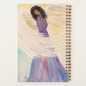 Hand-geschilderd Notitieboek van Angels (8.5 x 11) (Achterkant)