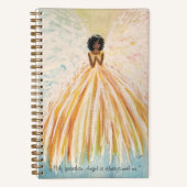 Hand-geschilderd Notitieboek van Angels (8.5 x 11) (Voorkant)