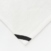 Hand geschilderd ogen inkt patroon fleece deken (Hoek)