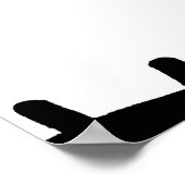 Hand geschilderd ogen inkt patroon poster (Hoek)
