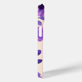 Hand geschilderd paarse bloemen gepersonaliseerd m Case-Mate iPhone case (Achterkant / Rechts)