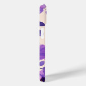 Hand geschilderd paarse bloemen gepersonaliseerd m Case-Mate iPhone case (Achterkant / Rechts)