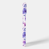 Hand geschilderd paarse bloemen gepersonaliseerd m Case-Mate iPhone case (Achterkant / Rechts)