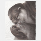 Hand geschilderd realistische wildlife artwork fleece deken (Voorkant)