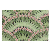 Hand geschilderd tropisch bloemen patroon kussensloop (Achterkant)