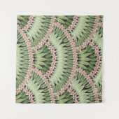 Hand geschilderd tropisch bloemen patroon wandkleed (Voorkant (horizontaal))