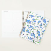 Hand geschilderd vergeet me niet bloemen arrangeme planner (Display)