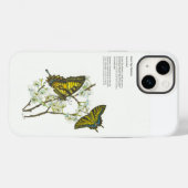 Hand geschilderd vlinder telefoonhoesje Case-Mate iPhone case (Achterkant (horizontaal))