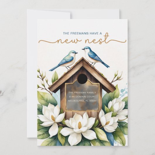 Hand geschilderd Waterverf bewegende aankondiging  (Voorkant)