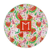 Hand geschilderd zomer fruit patroon snijplank (Voorkant)