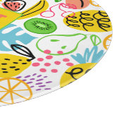 Hand geschilderd zomer fruit patroon snijplank (Hoek)