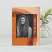 Hand- geschilderde achtergrond aangepaste foto ver kaart (Staand voorkant)