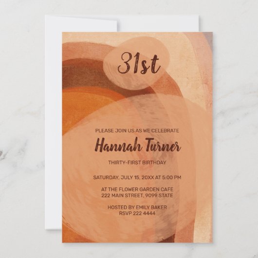 Hand- geschilderde achtergrond aangepaste foto ver kaart (Achterkant)