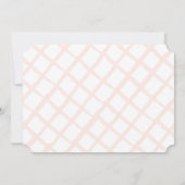 Hand geschilderde citroen & roze check foto verjaa kaart (Achterkant)