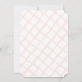 Hand geschilderde Lemon Pink House Warming Party Kaart (Achterkant)