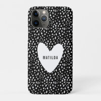 Hand geschilderde plek en hart gepersonaliseerd