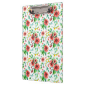 Hand geschilderde roze bloemen Bloempatroon-23498 Klembord (Links)