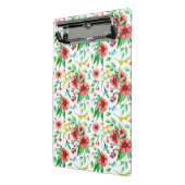 Hand geschilderde roze bloemen Bloempatroon-23498 Mini Klembord (Angled2)